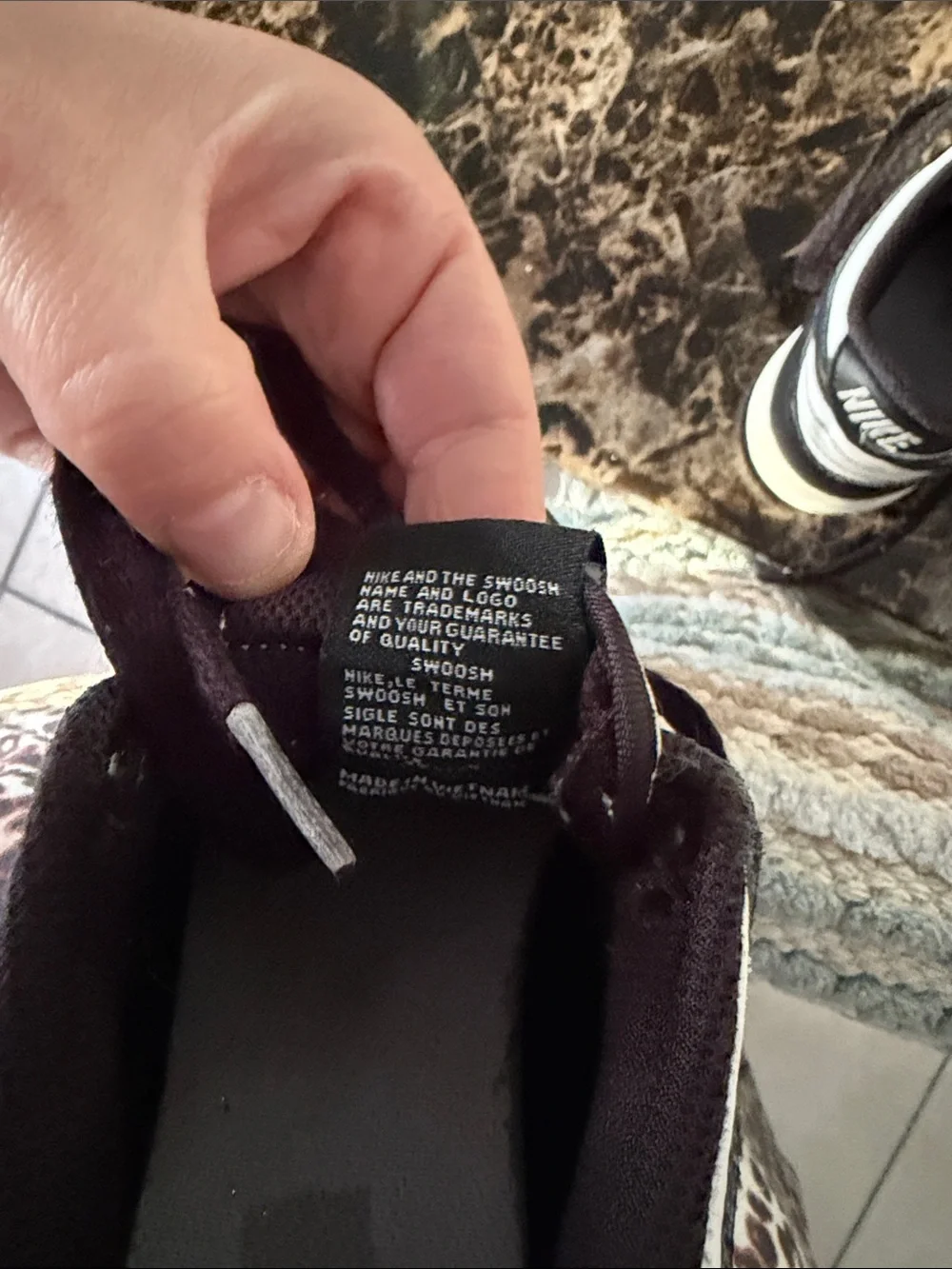 Nike Black and White Skateboard Sneakers